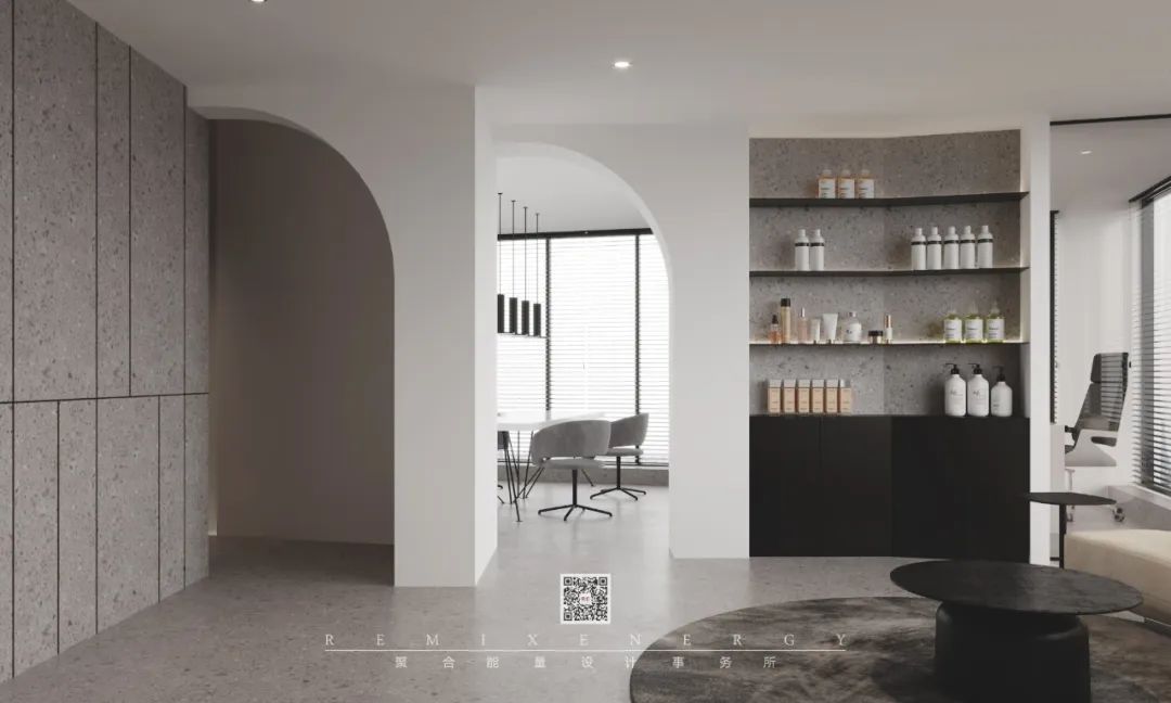 合力合美美颜修身中心 | 温馨时尚,石材层次丰富-4