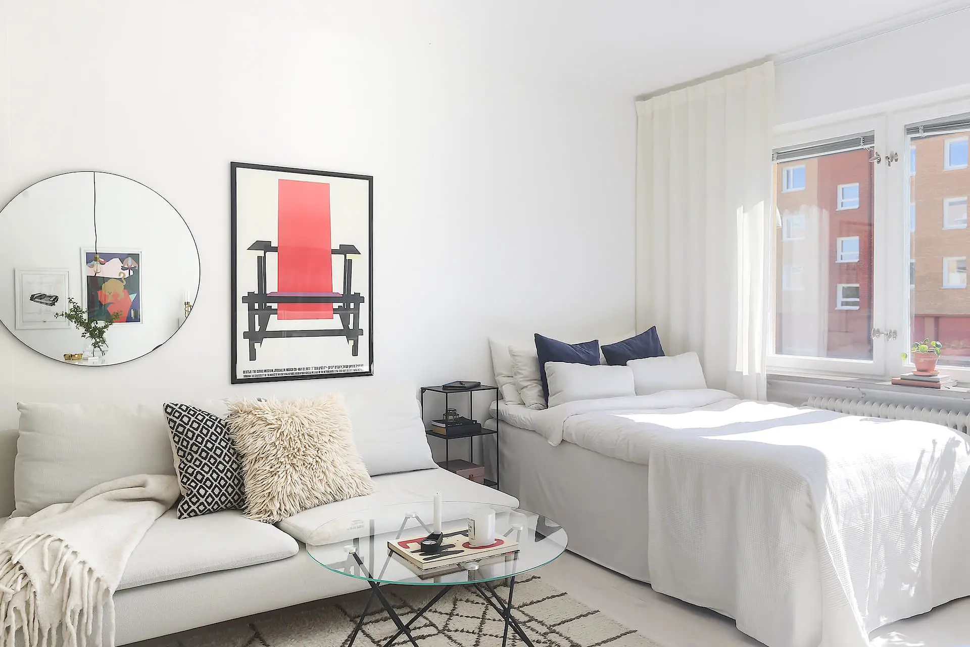 极简白调小户型，完美首次安装-1