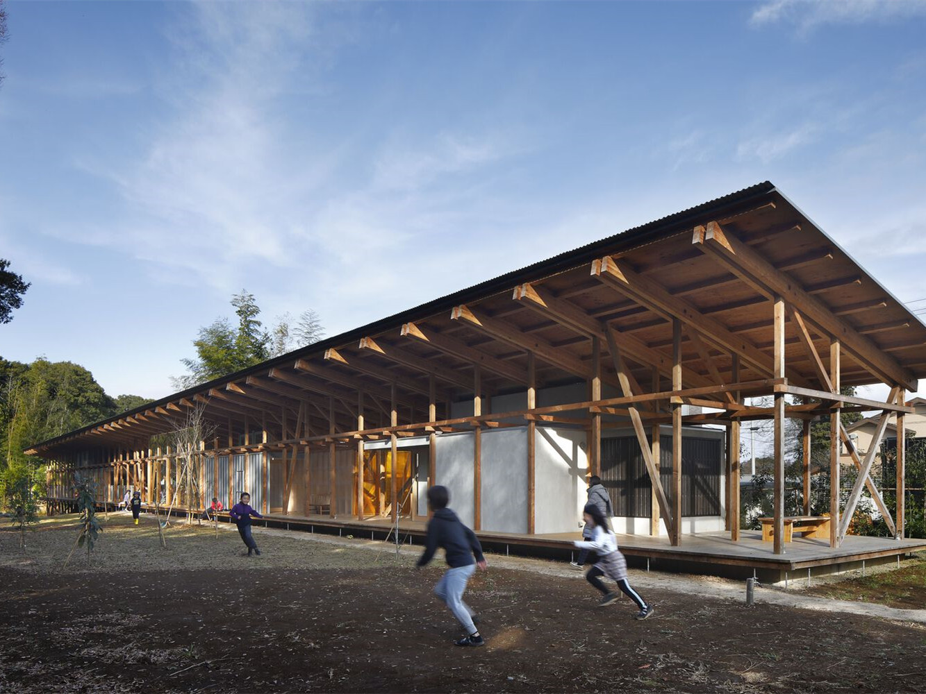 日本带有恩川老年日托中心丨山崎健太郎设计工作室-3