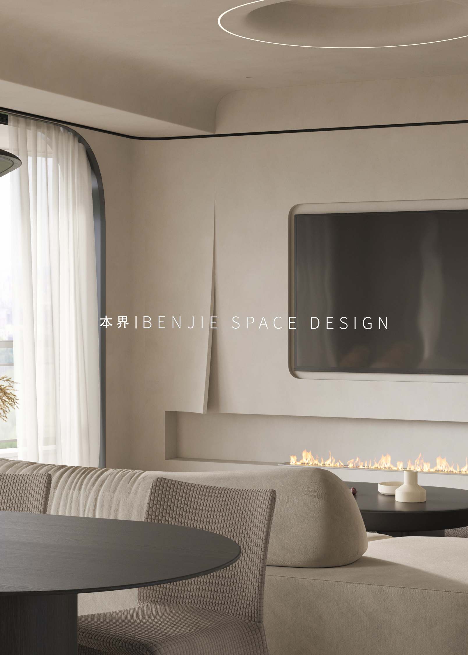 极简侘寂风住宅设计丨本界设计-8