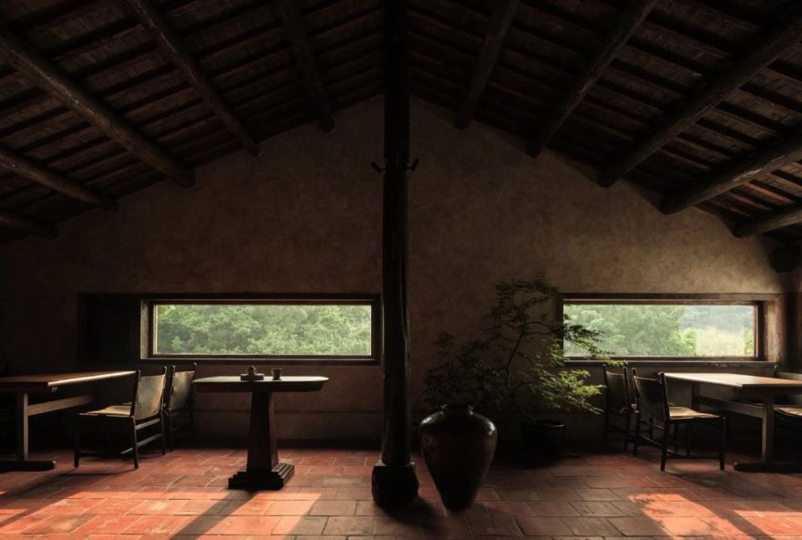 深圳湾万象城元古雲境餐厅,杭州灵隐寺元古觀山丨中国杭州丨无之设计-28