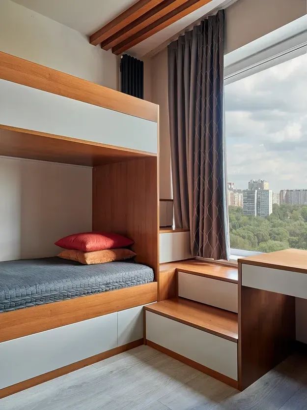 母女三人 39㎡小公寓设计丨Tatyana Maslennikova-21