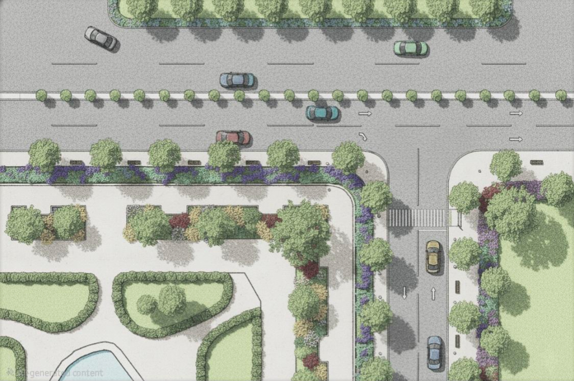 某住宅混合用途社区的城市规划与景观设计-5