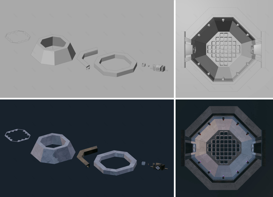 视频游戏虚拟空间之特别审判法庭室内设计-11
