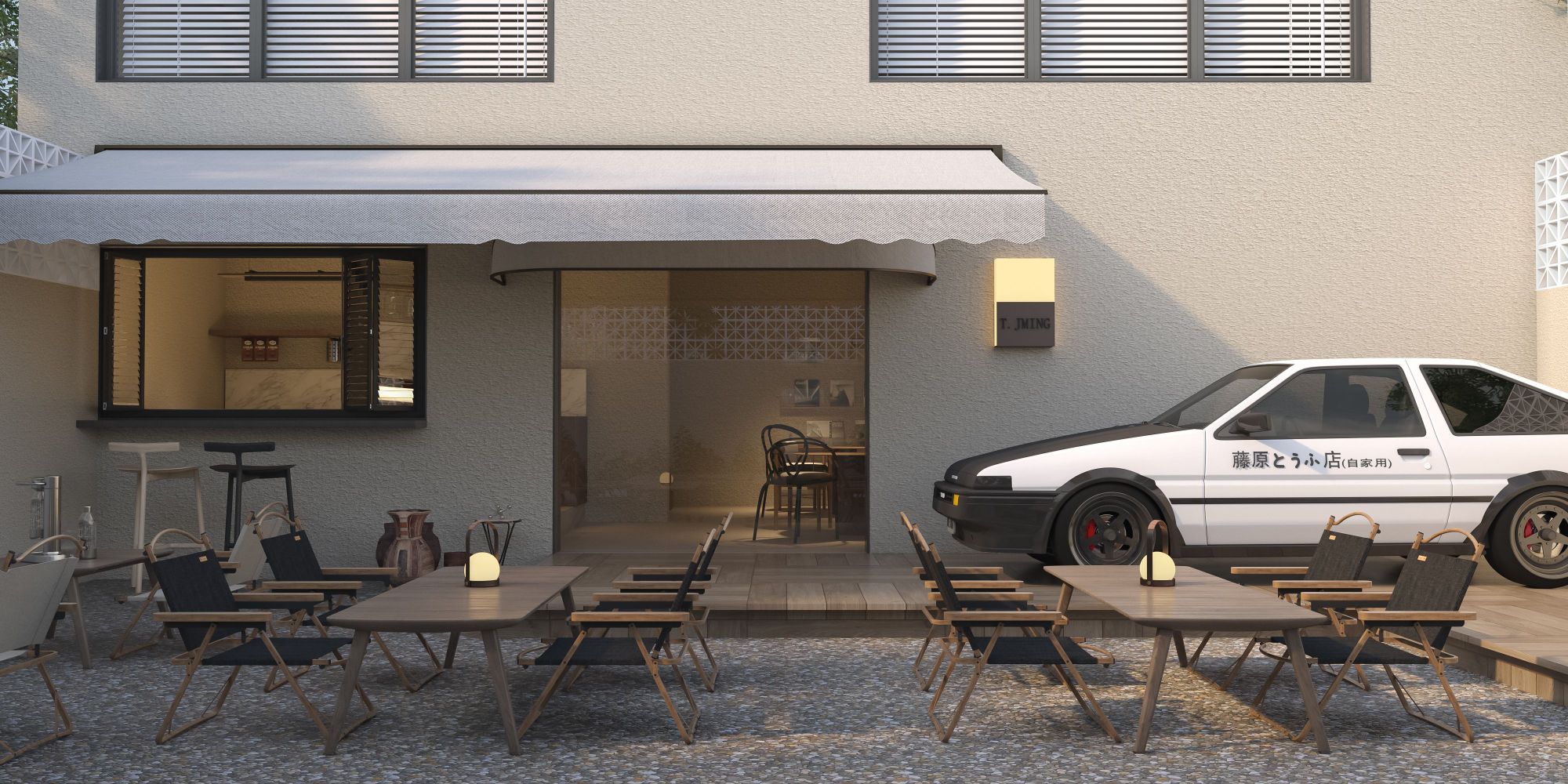 有豆腐店的咖啡店-1