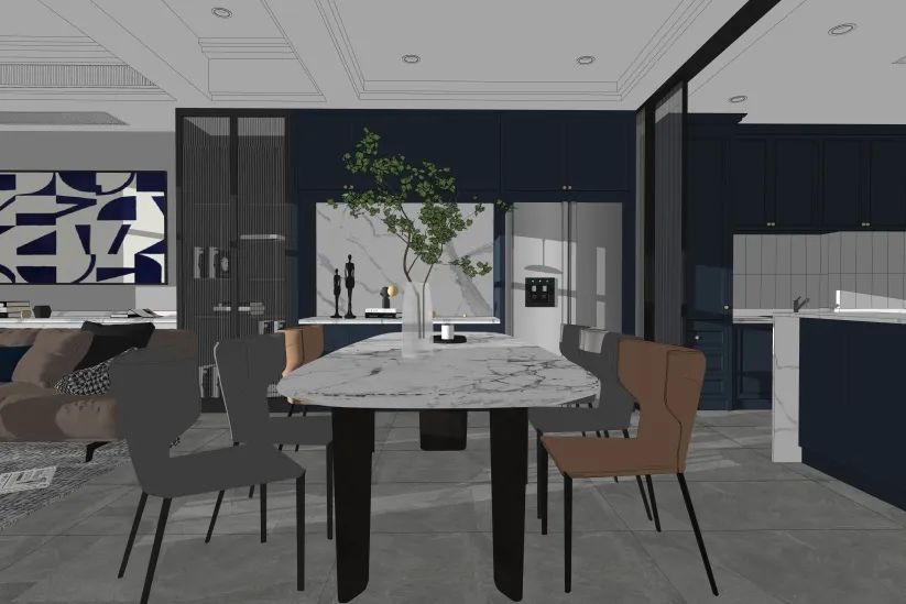 龙湖天宸原著三层叠墅丨方平米设计-18