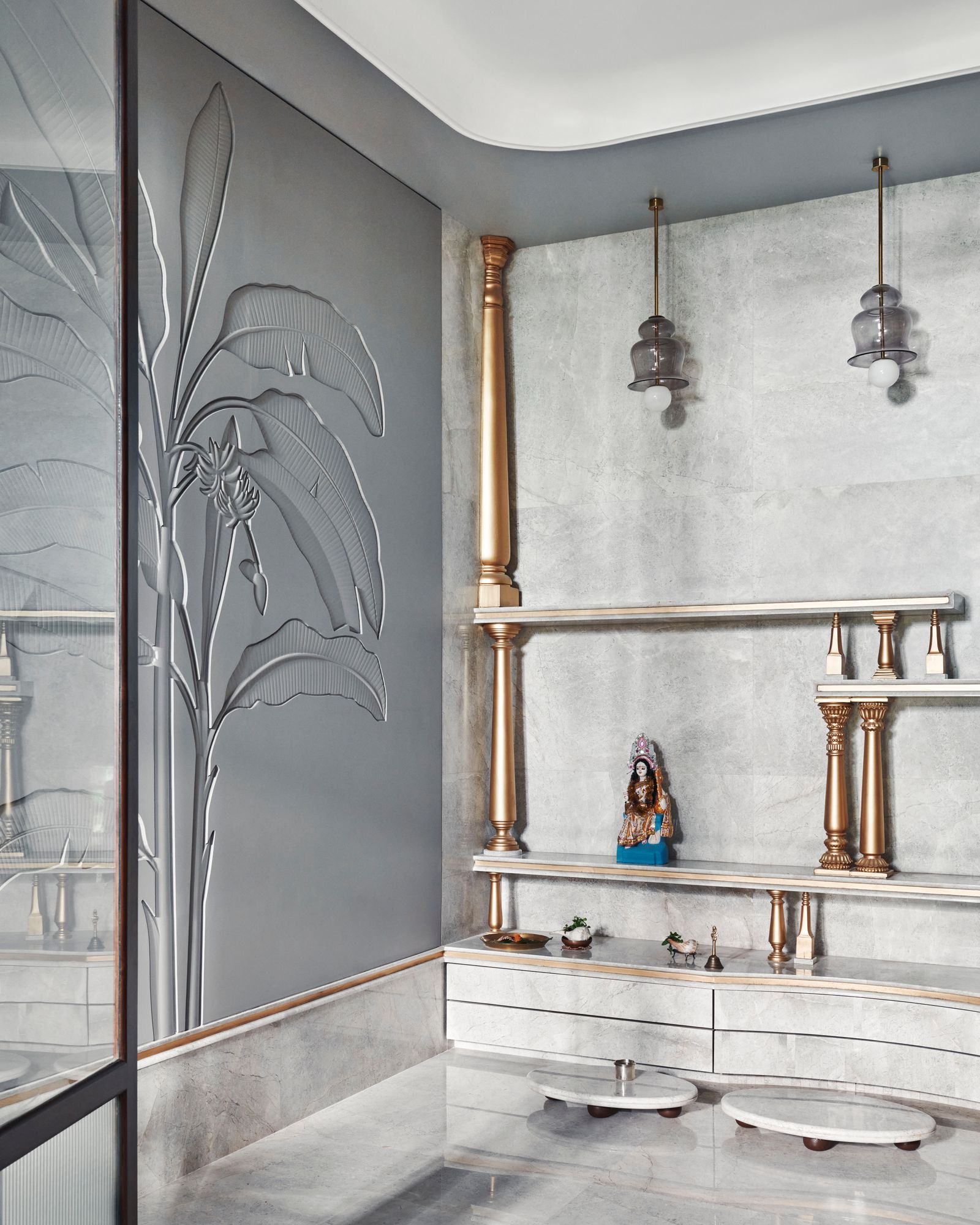 加尔各答一座装饰艺术风格平房的当代改造丨印度加尔各答丨Spaces and Design的Pooja Bihani-27