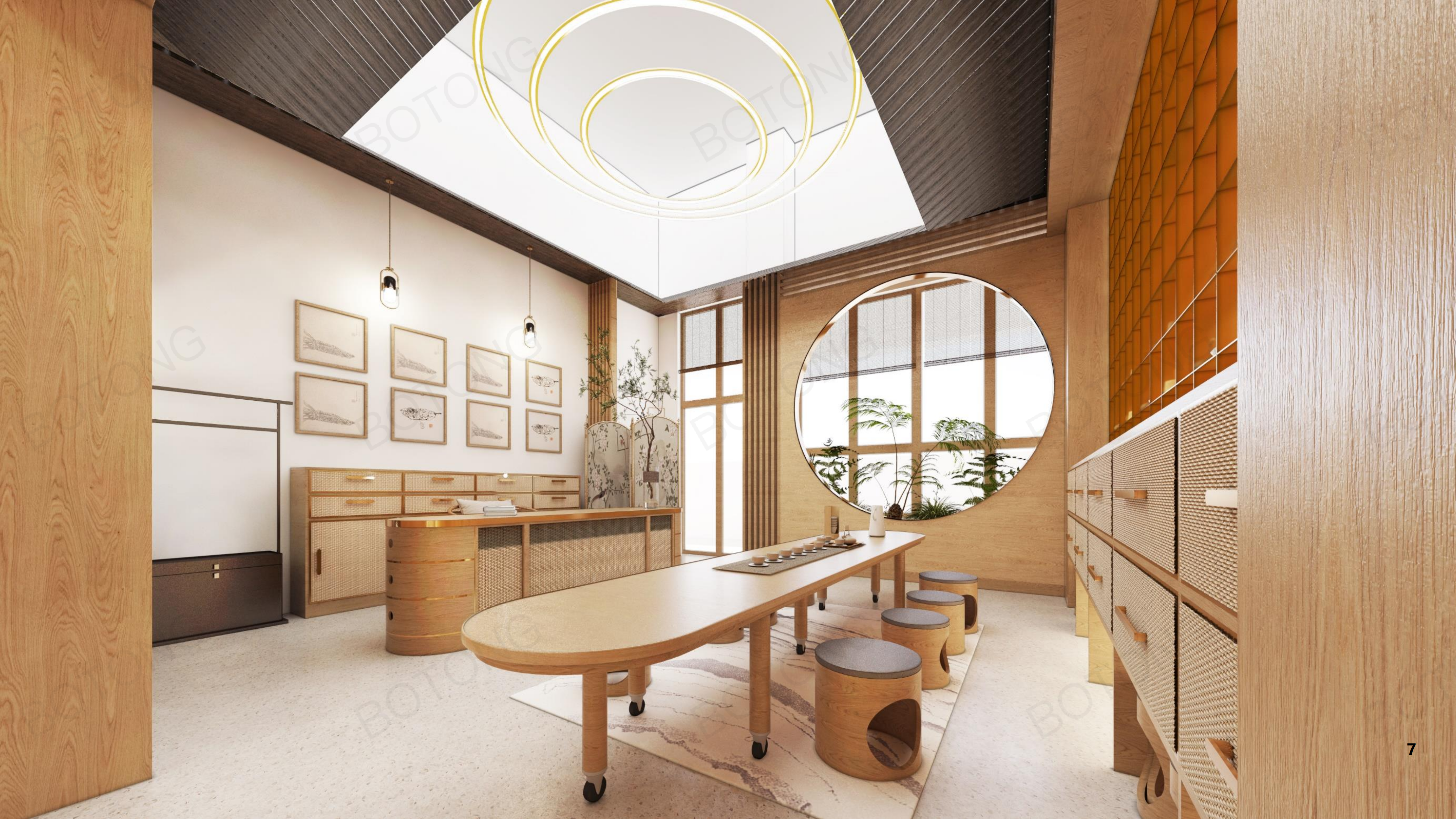 校园文化设计｜ 空间 办公室 茶室 校长室 园长室-6