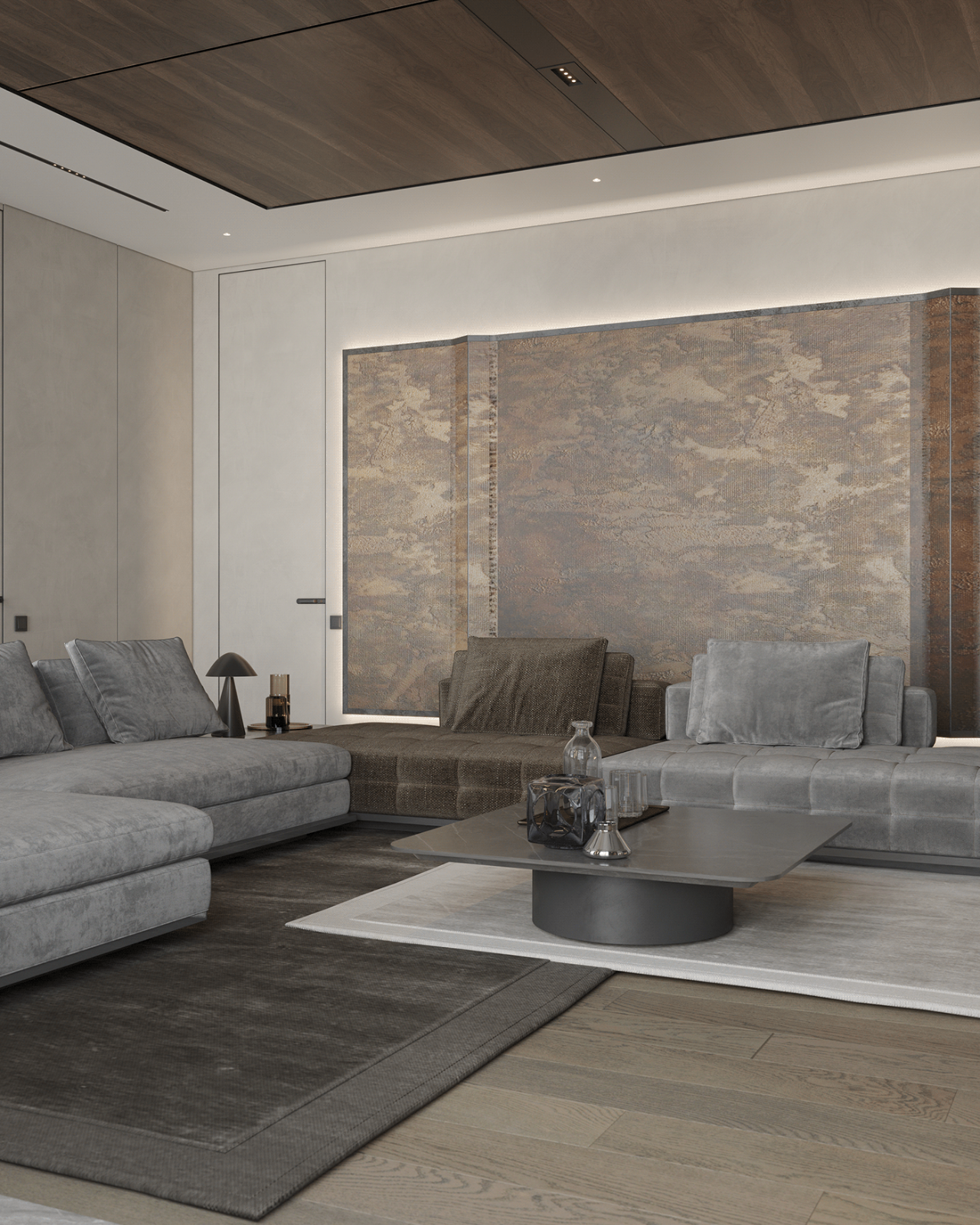 灰白空间中的木质秩序丨乌克兰丨Diana Stoieva 设计团队-3