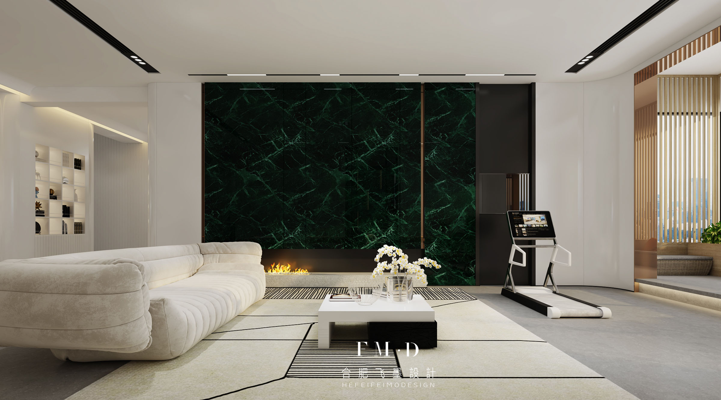 合肥飞墨设计新作 | 柏悦公馆——简约解构美学之家-12