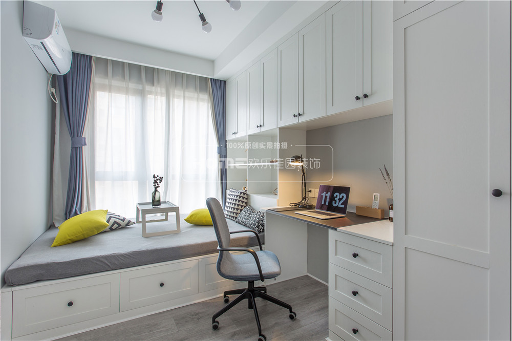 北欧风情的神秘孔雀蓝 | 成都时光俊园 2 室 2 厅 1 卫 1 厨案例解析-67