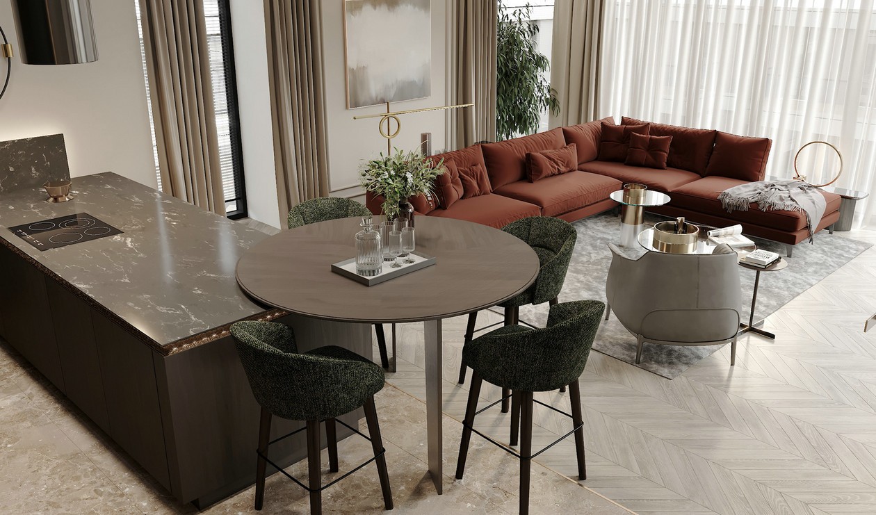 170㎡大平层住宅 别具一格的设计风味！-6