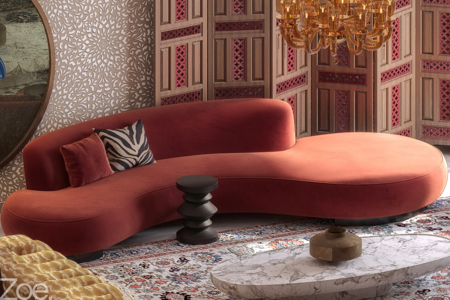 V·I·P Villa伊斯兰风格客厅丨沙特阿拉伯麦地那丨Zoe.Studio-11