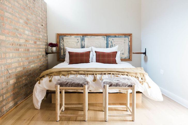 芝加哥旧工厂里的艺术画廊式波西米亚风公寓-16