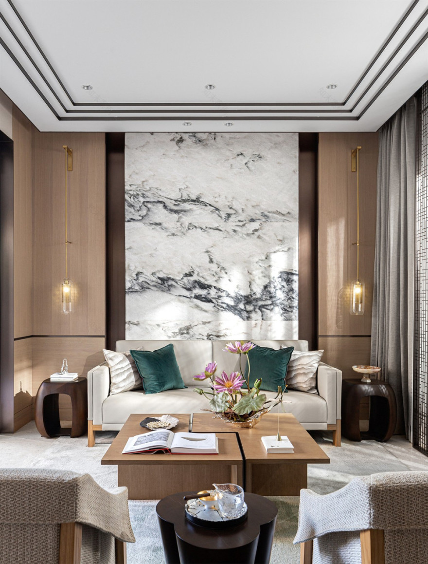 柳州龙光莲花悦府项目合院别墅丨中国柳州丨YORO 御融设计,诗意空间-16