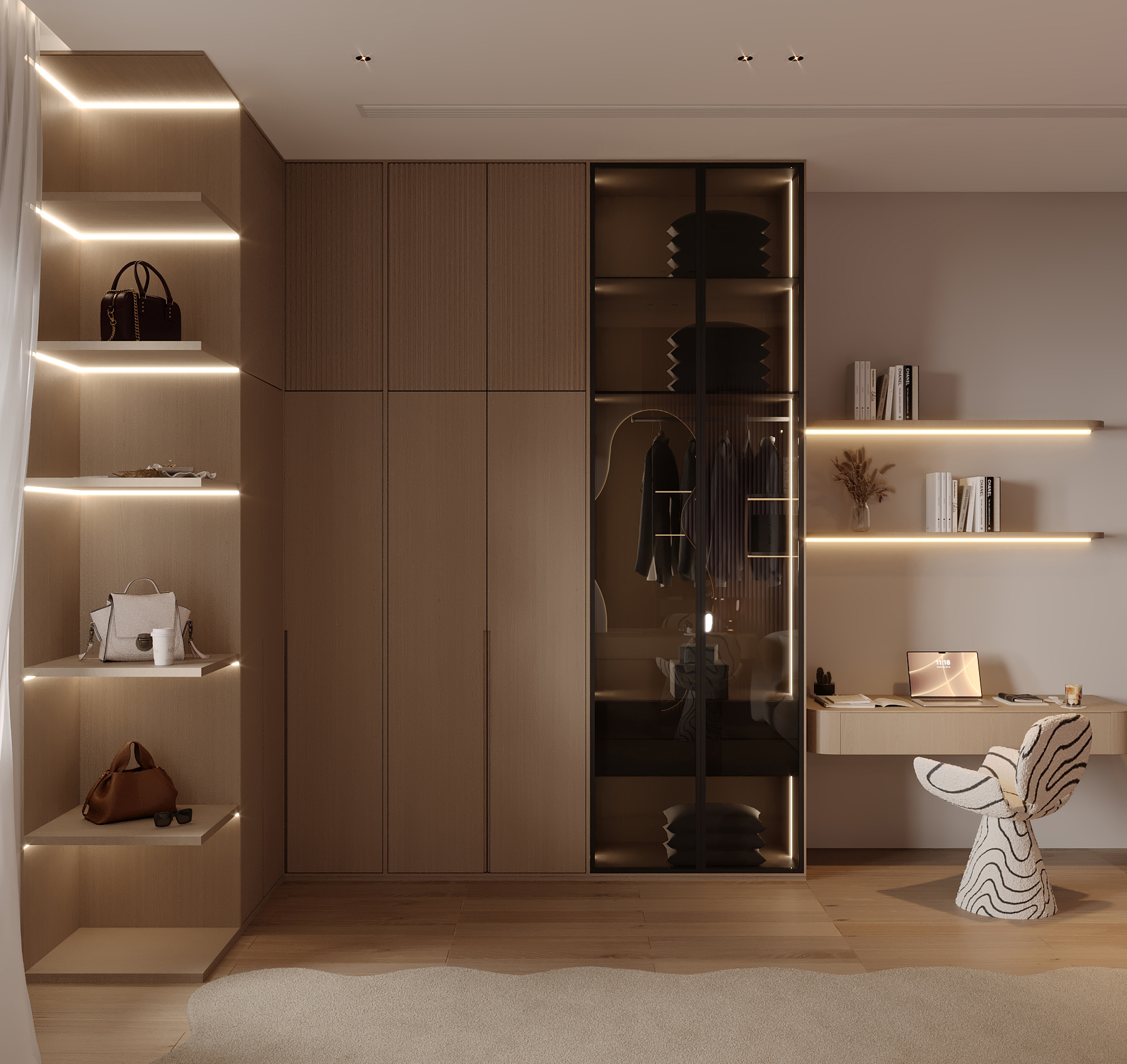 阿联酋女孩卧室设计丨BS_DESIGN STUDIO-6