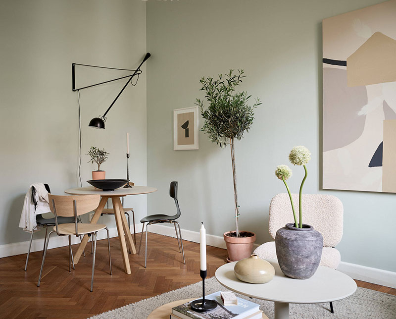 瑞典 46㎡小公寓的温馨设计-6