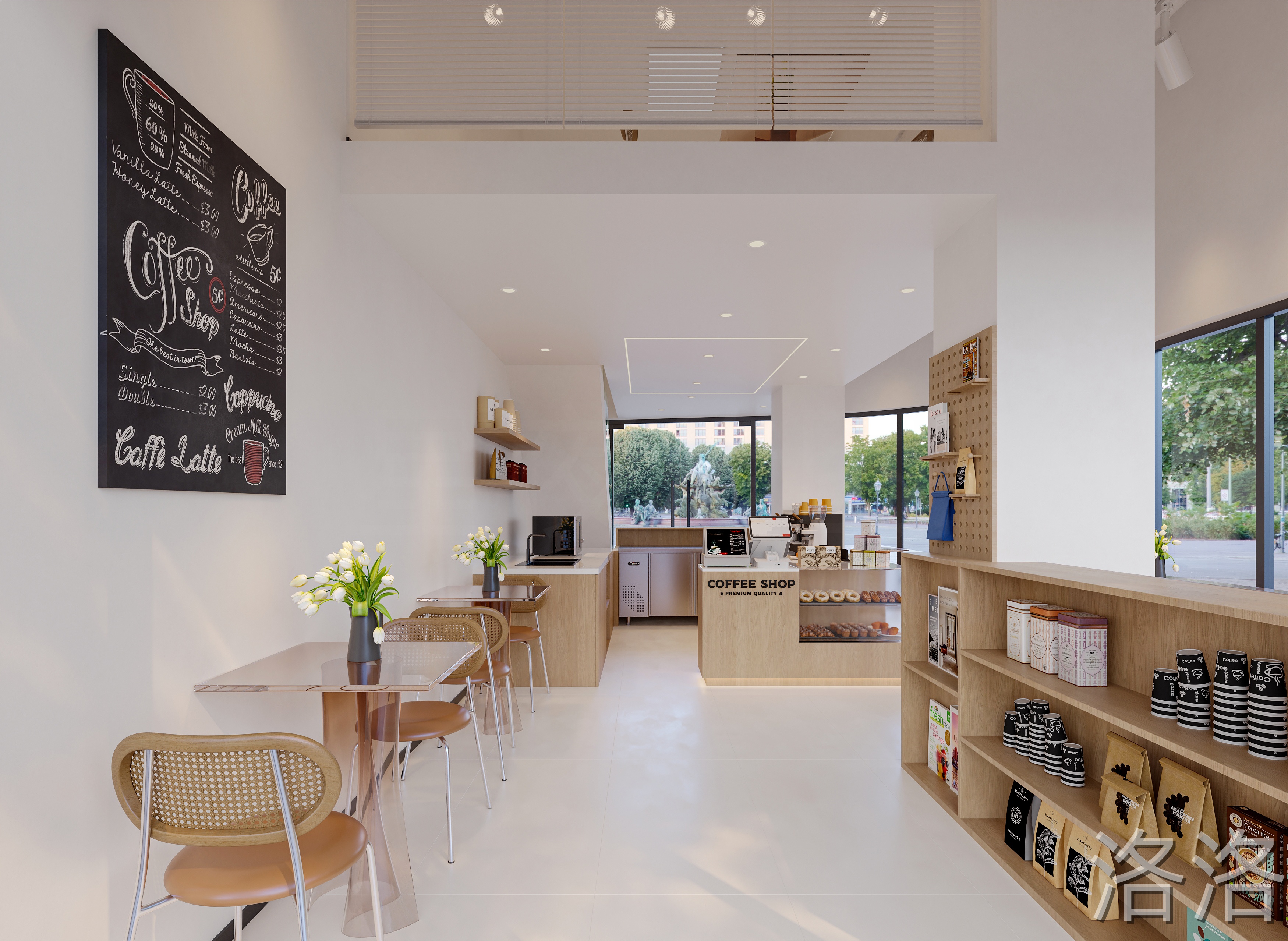 咖啡店设计——自然松弛感，邂逅城市慢调时光-7