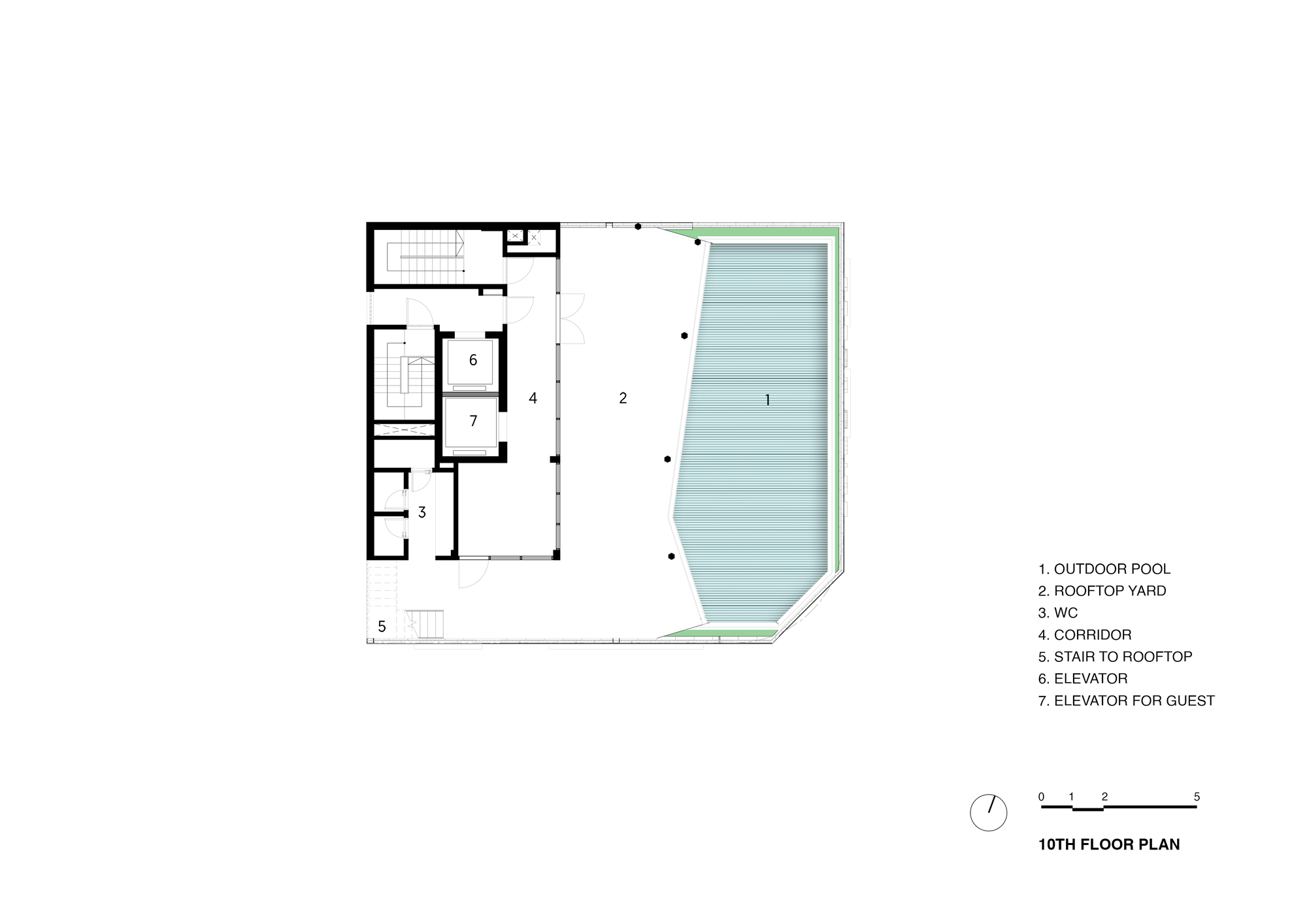 Taiyo 服务式公寓丨越南丨Ho Khue Architects-40