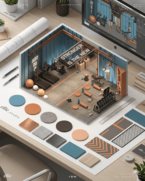 家庭健身房设计-14