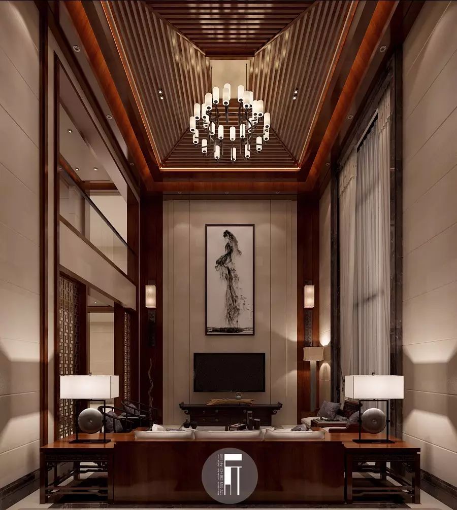 新中式别墅设计——河源忠信庄生别墅-13