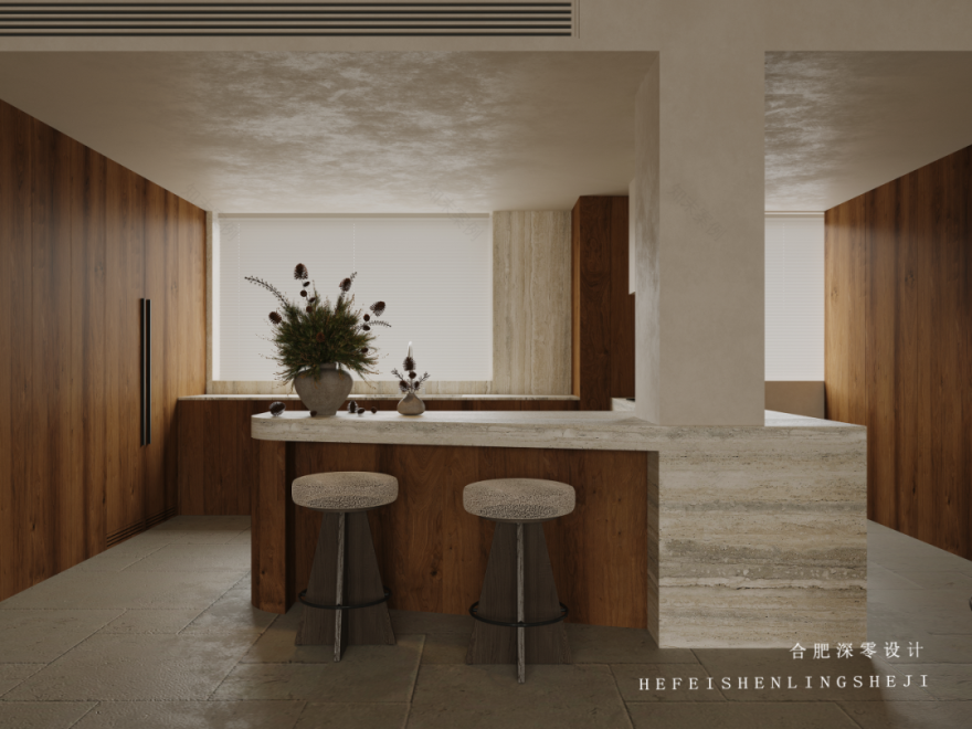 【置地中心】196㎡流变的生命力丨中国合肥丨深零设计-22