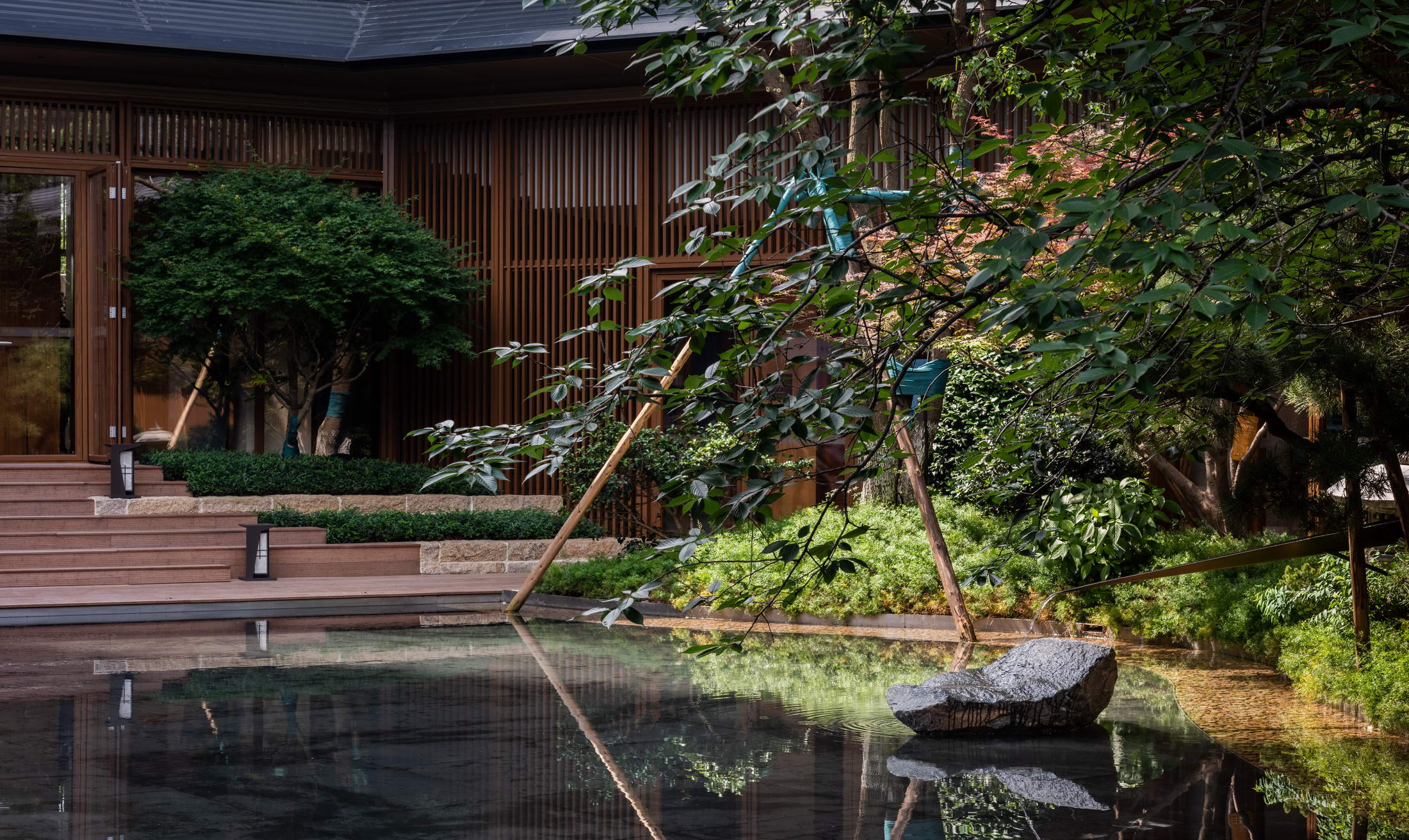 广州合景·臻颐府 | 山水禅意，云峰四谷的景观设计-57