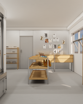 喇嘛猫（注：在法语中Chat意为猫，Lama意为喇嘛，但Chat de Lama可能不是一个常见固定表达，这种理解是基于单词字面意思） 丨韩国首尔丨YT Studio