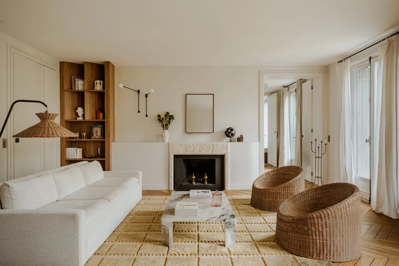 Courcelles平层室内设计丨法国巴黎丨Camille Lequatre-8