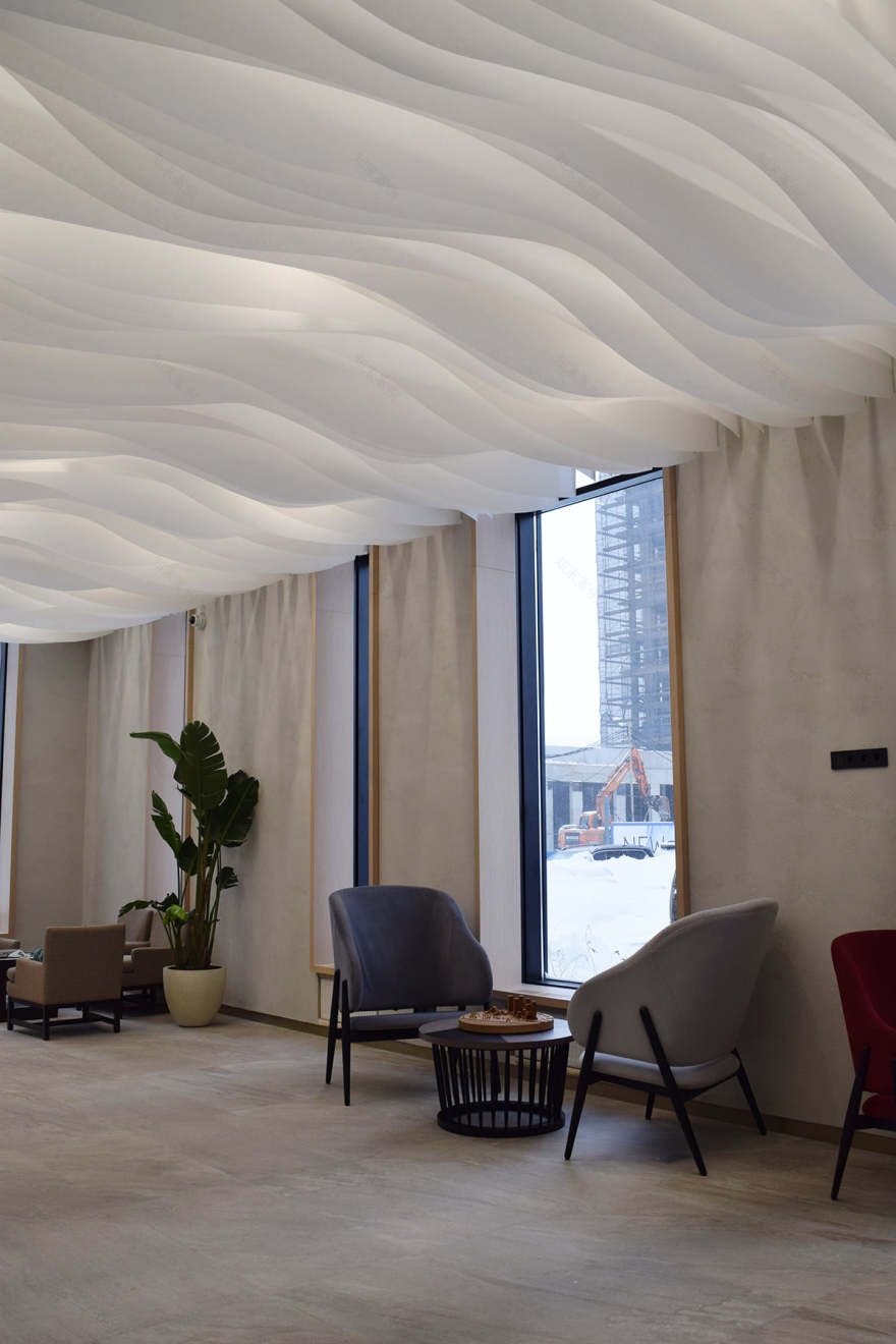 法国纹理纸在天花装饰中的应用-4