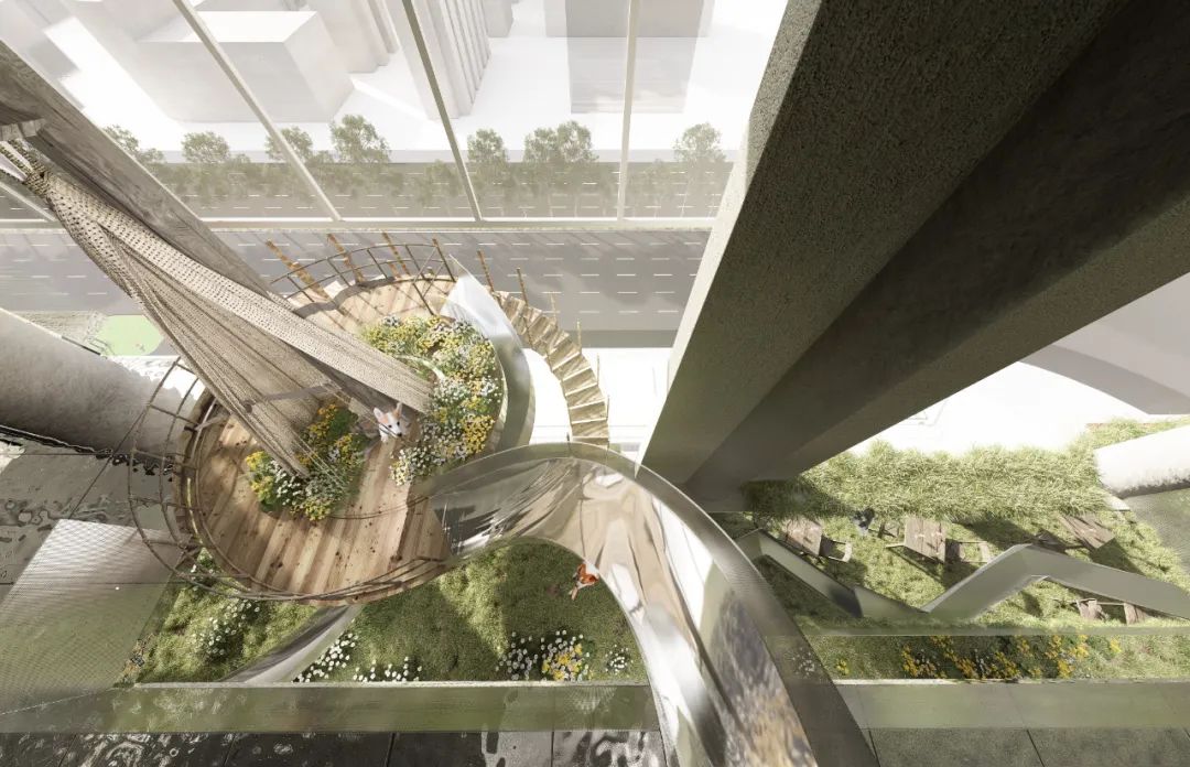 清华建筑毕设“四次元口袋”：聚焦人宠细腻情绪的互动体验空间！“建筑材料转译自然+交互装置植入空间”塑造垂直向度人宠空间戏剧发生体-164