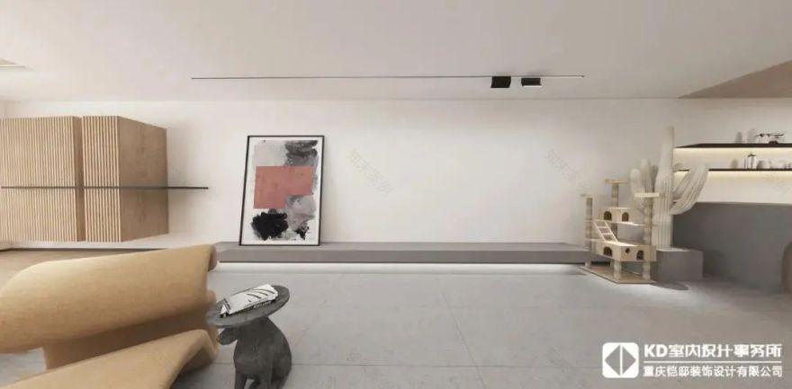 重庆渝北海悦蓝庭 | 侘寂风中的三代同堂生活-34