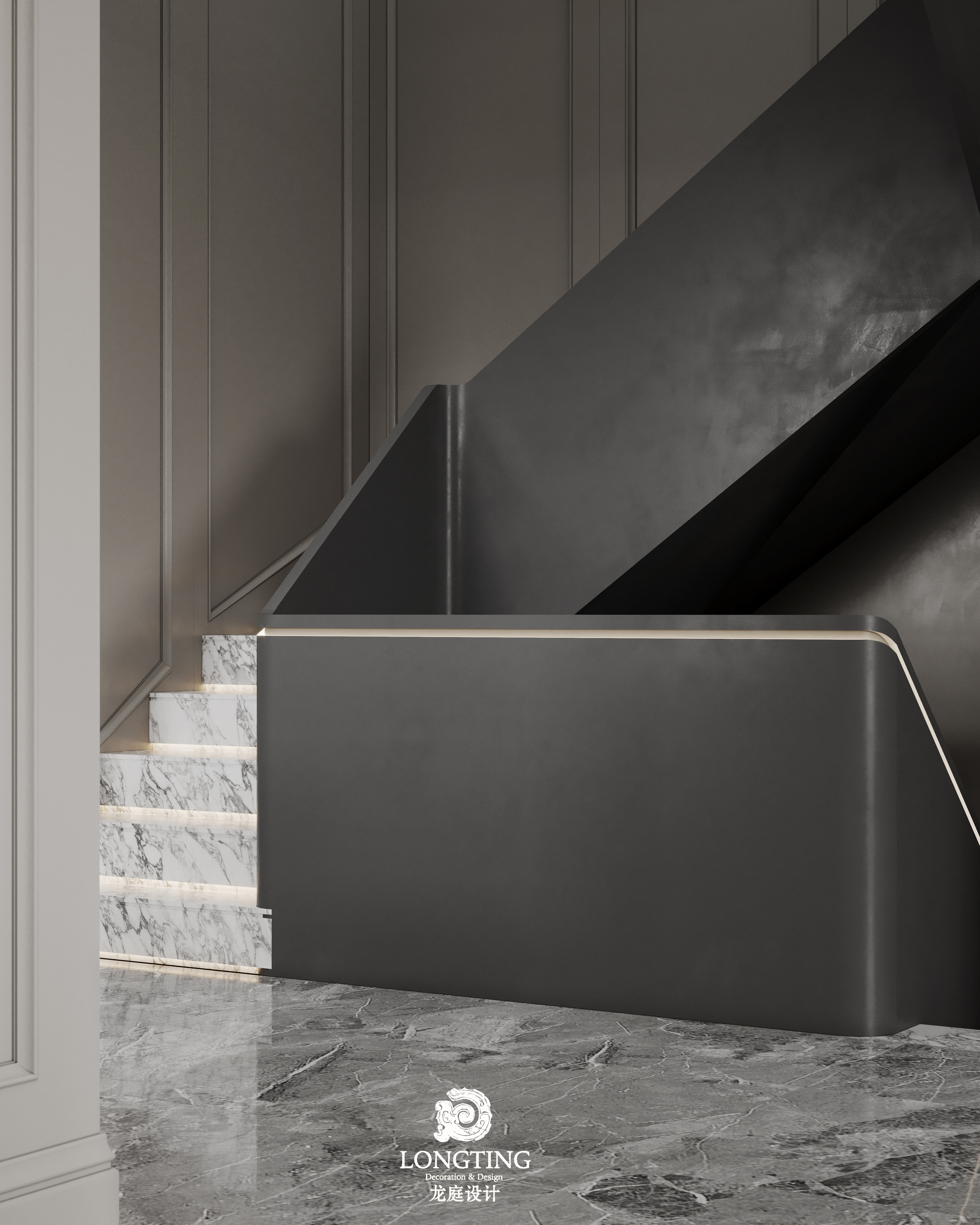 深色系法式空间-15