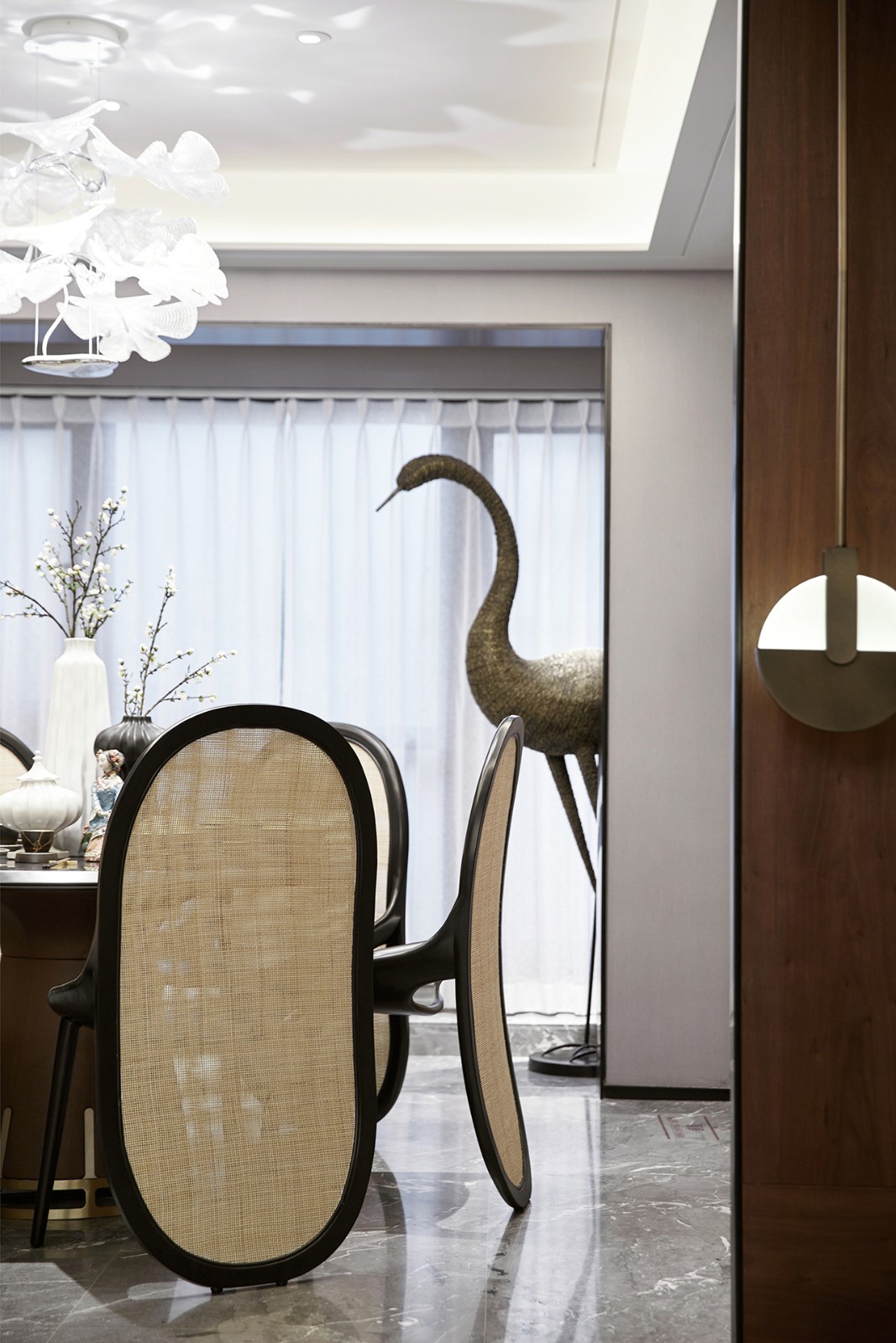 建正紫阙 | 禅意中式样板间设计-24