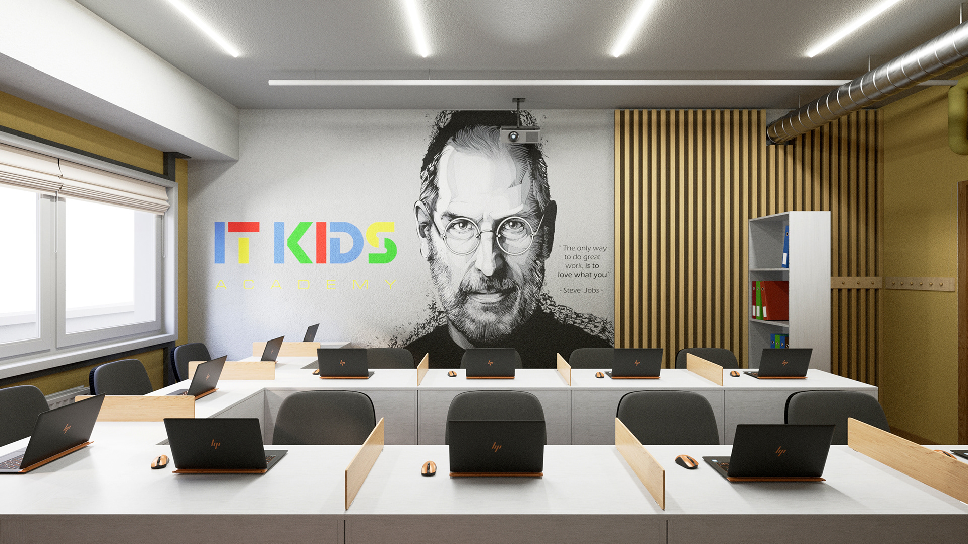 Programming School for Kids 教室设计-6