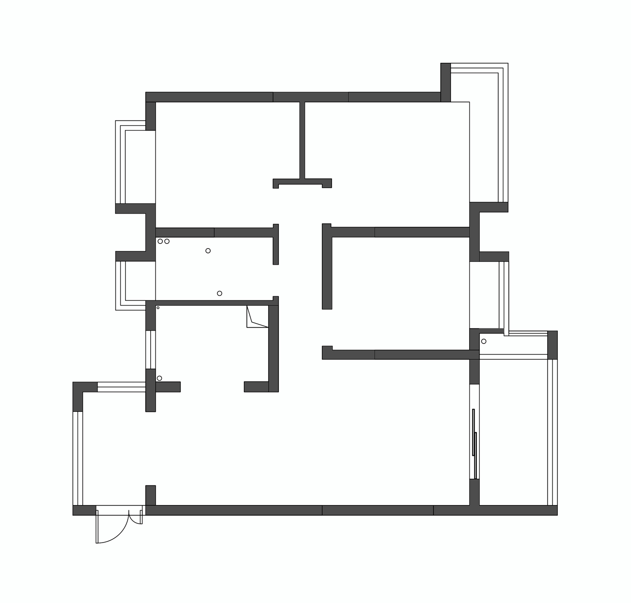 万达滨江华府北欧风三室两厅-61