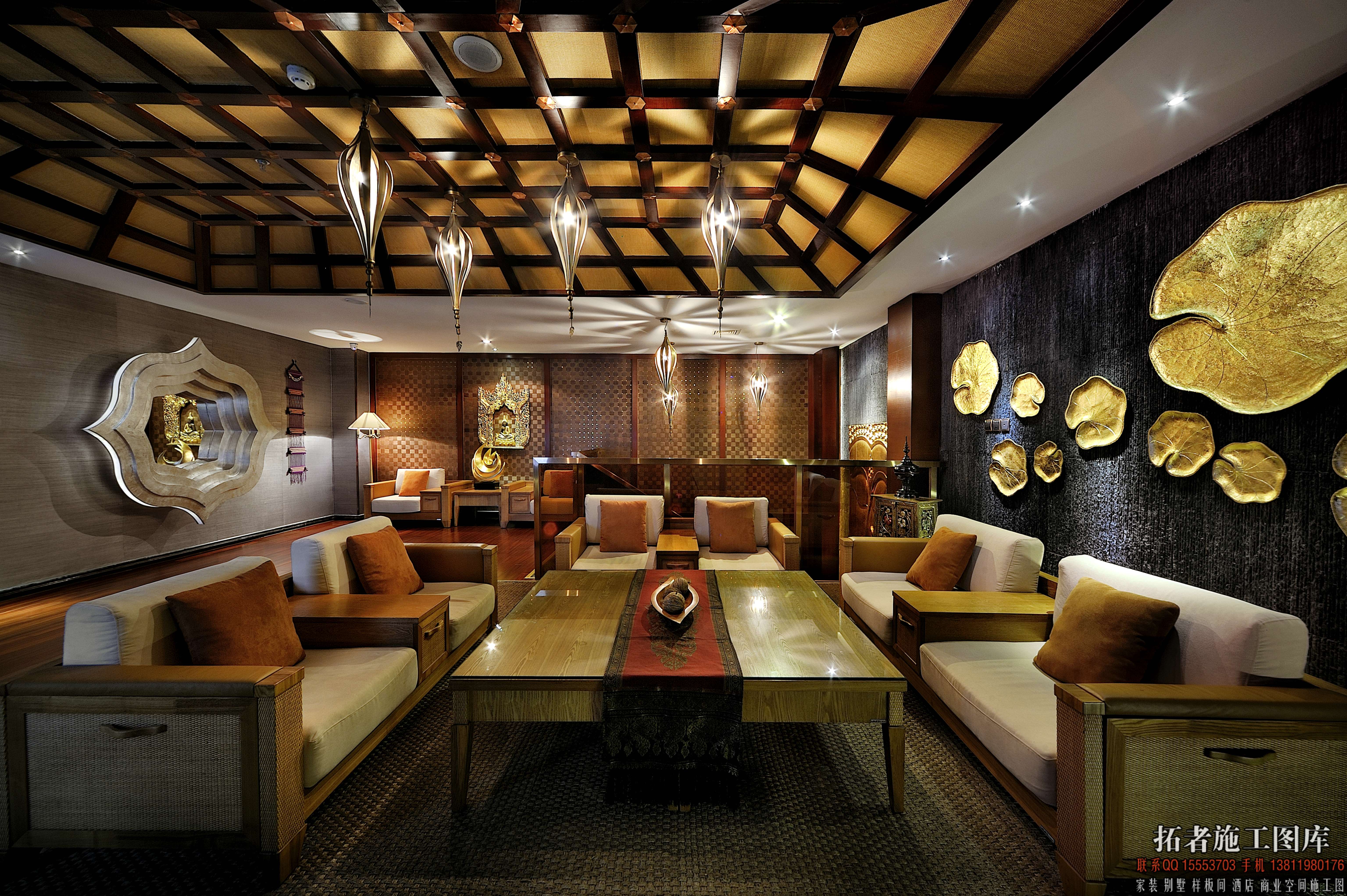 福州铭濠酒店异域风情会所空间设计-13