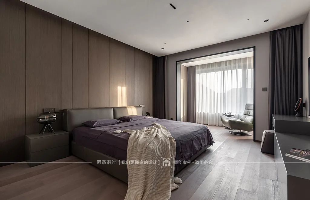 《卫士》现代轻奢实景案例丨匠程装饰-56