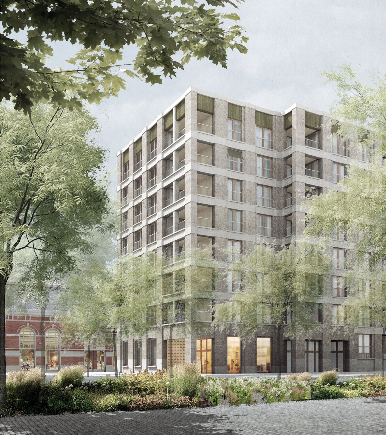 Tour & Taxis residential quarter, Brussels, -10