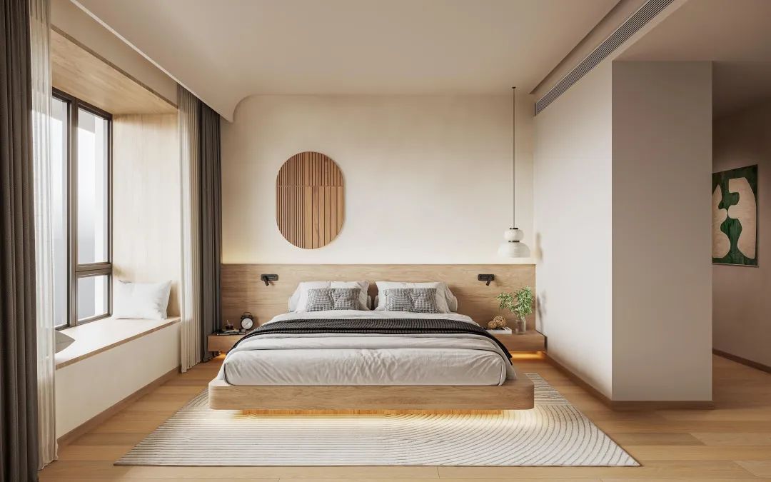 卧室床头背景墙设计灵感大全,美翻你的家!-68