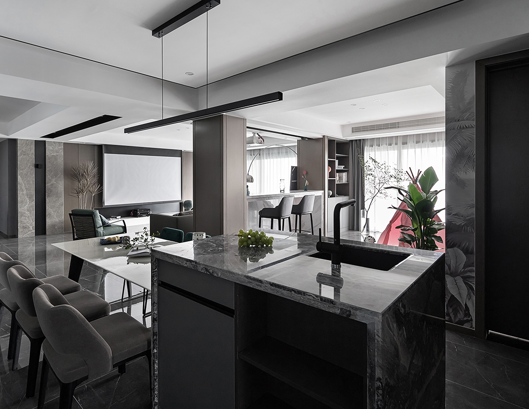 大平层舒适空间设计-19