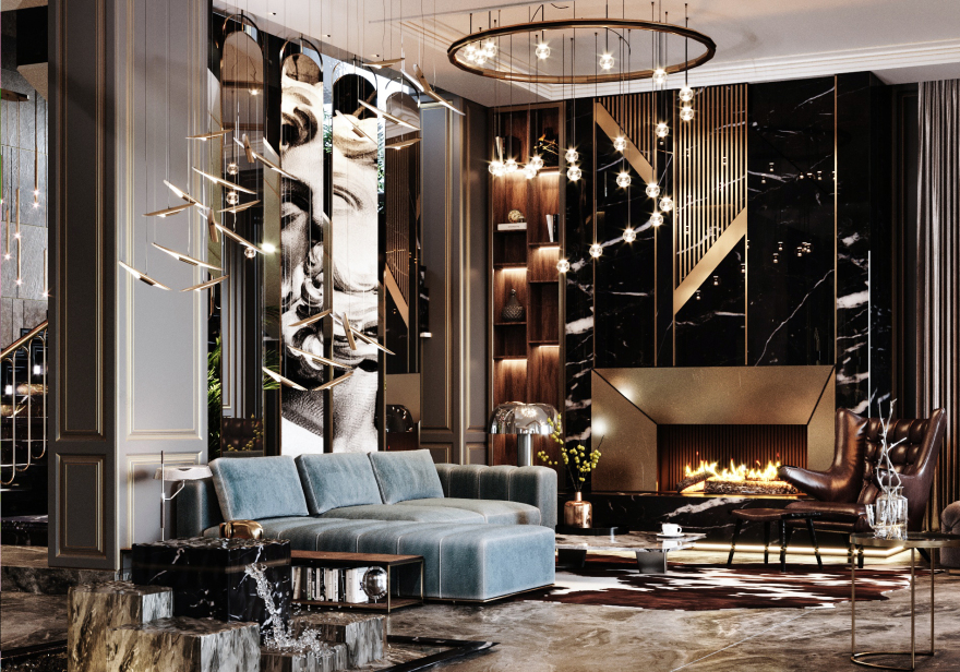 豪华住宅别墅丨埃及开罗丨Comet architects-7