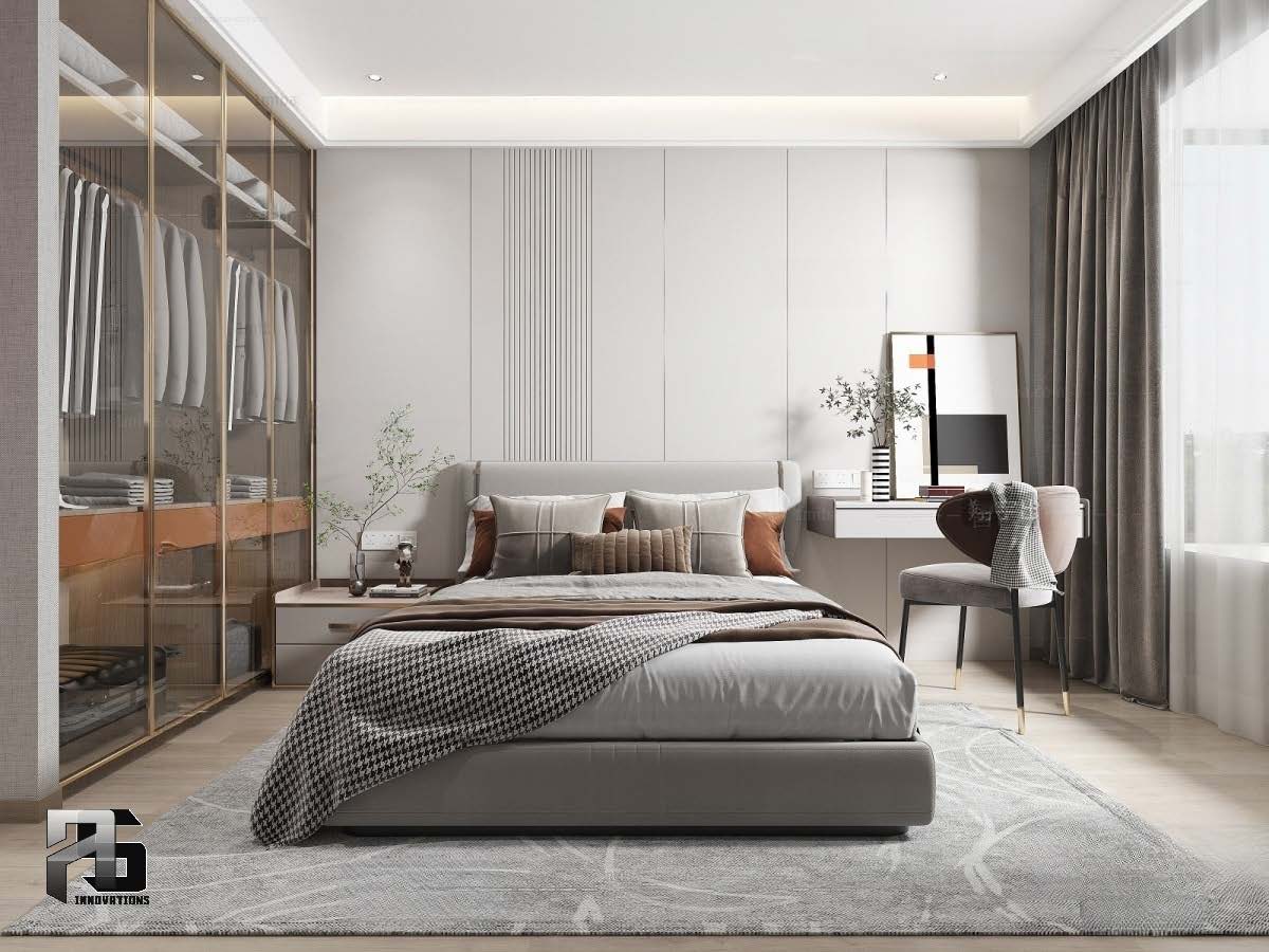 Bedrooms 3d modern styles-12