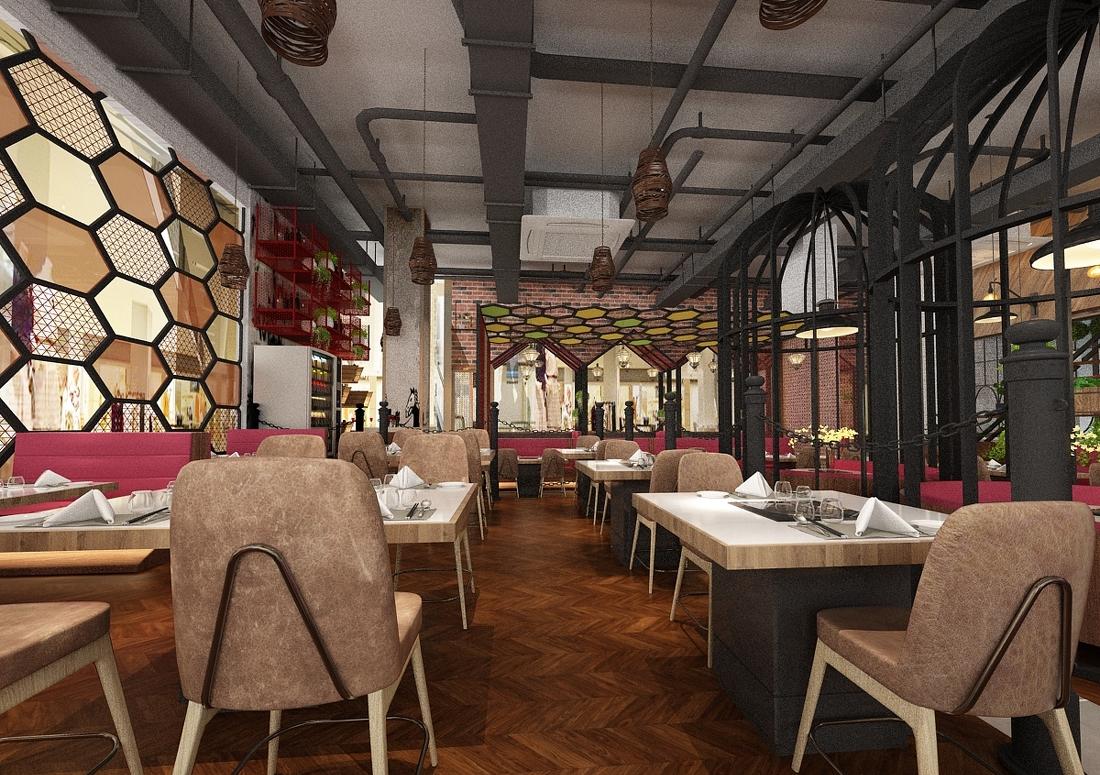 南昌叙尚坊餐厅 吧台就餐区设计展示-10