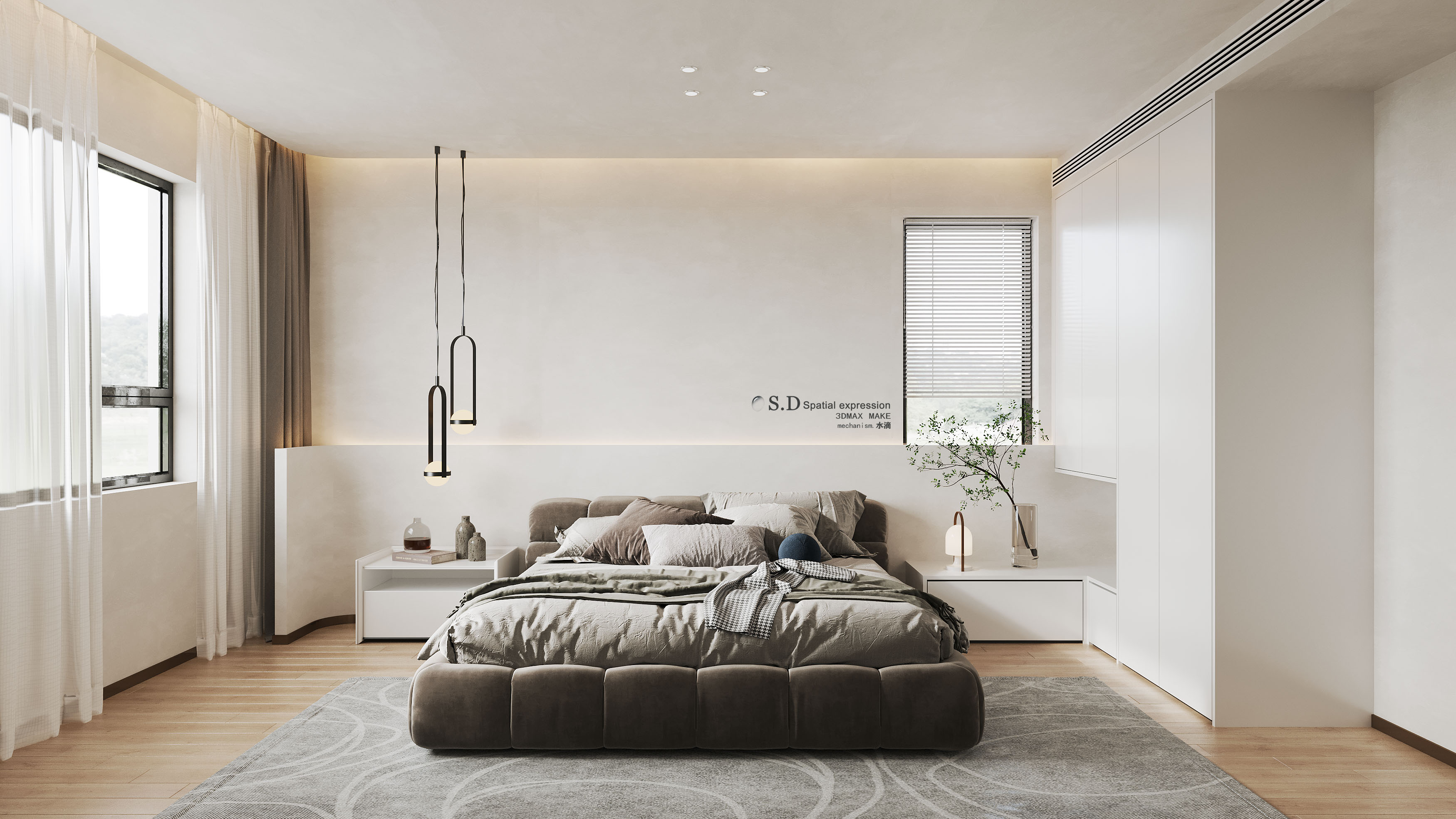 现代简约家装丨中国沈阳丨沈阳水滴设计效果表现工作室-11