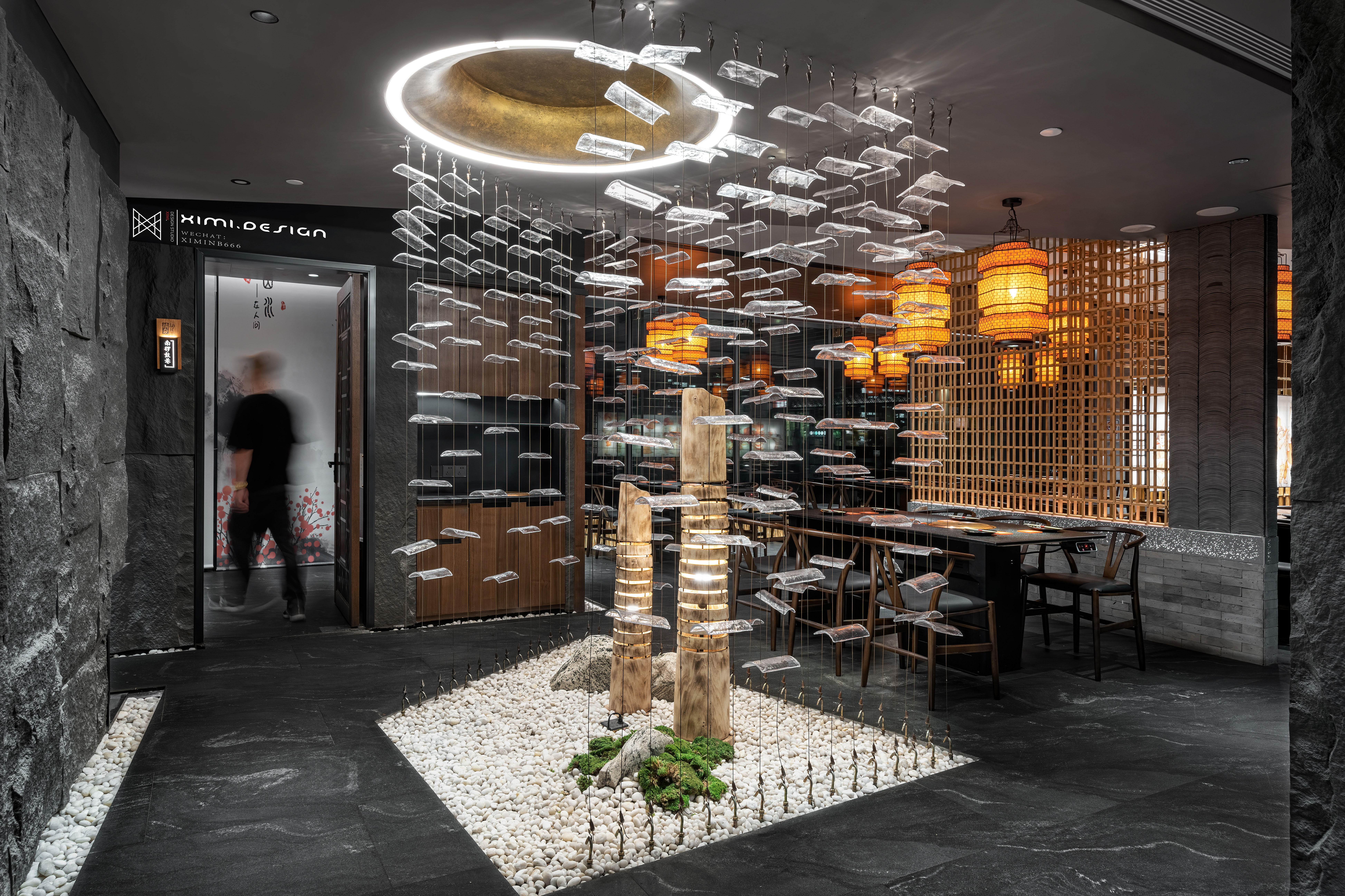 藏在 CBD 的四合院|广州烤肉店设计丨中国广州丨西米工作室-9