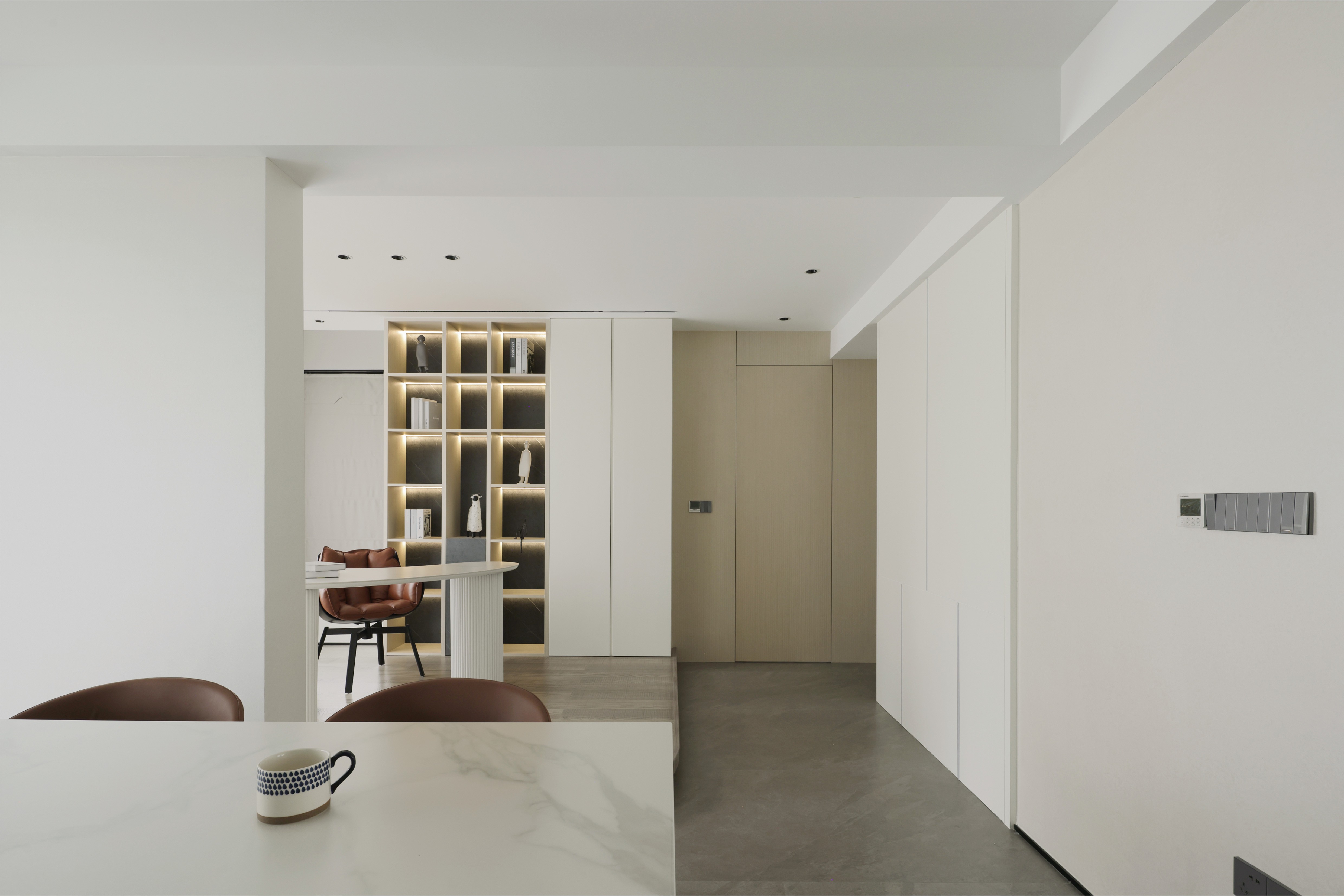 现代极简实景丨中国温州丨柏达装饰-16