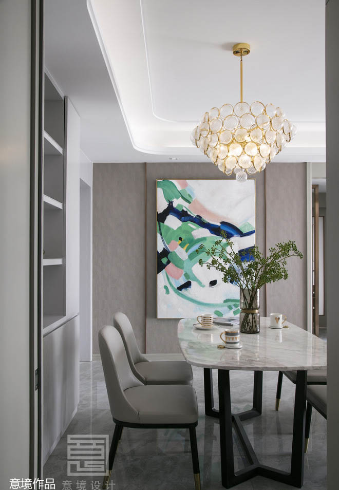 115㎡现代轻奢住宅  意境设计-30