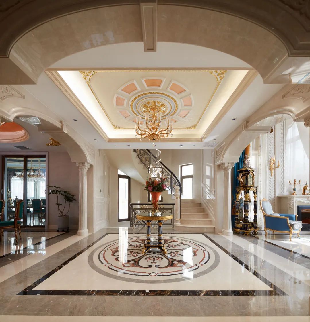 法式优雅 · 1100㎡独栋别墅的奢华改造之旅丨尚层装饰-58