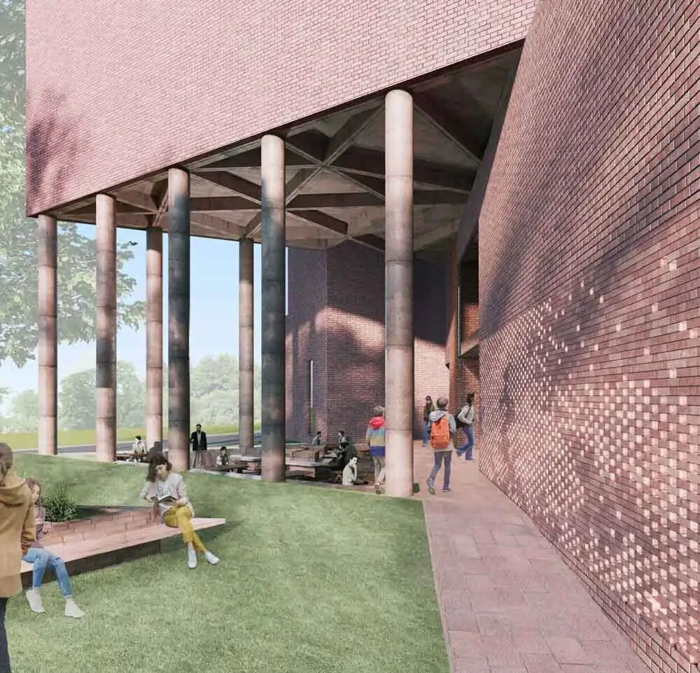 昌迪加尔大学学生中心(昌迪加尔大学D 6大楼)丨印度昌迪加尔-49